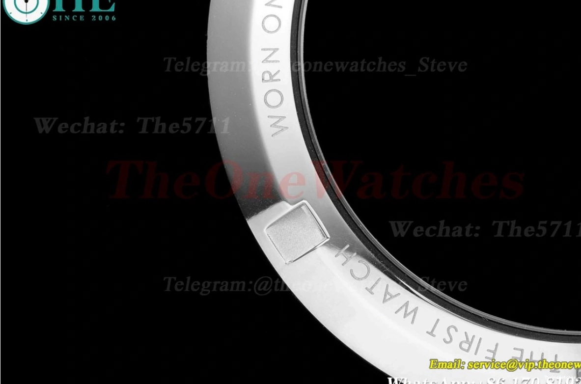 SS RMF White A7750 Mod SS Speedmaster Dial 41mm 0203